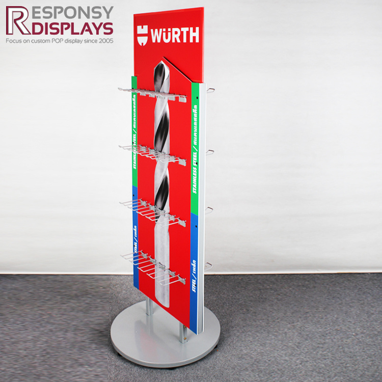 Bespoke Permanent Metal Display Rack for Drill or Other Tools