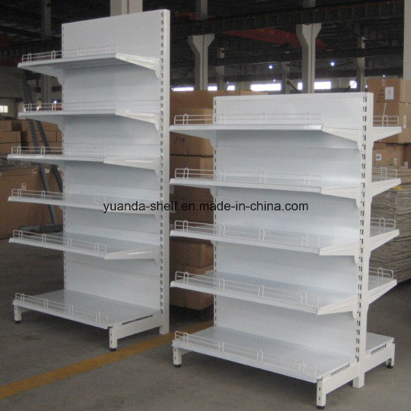 0.7mm Back Panel L Shape Supermarket Shelf Store Shelf for Grocery Store