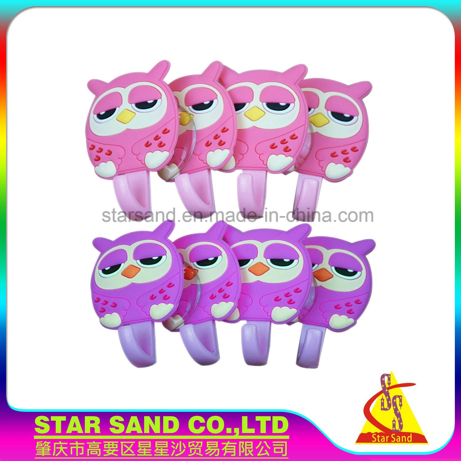 Customized Plastic Hanger, Eco-Friendly Magic Adhesive Traceless Silicone Wall Hook