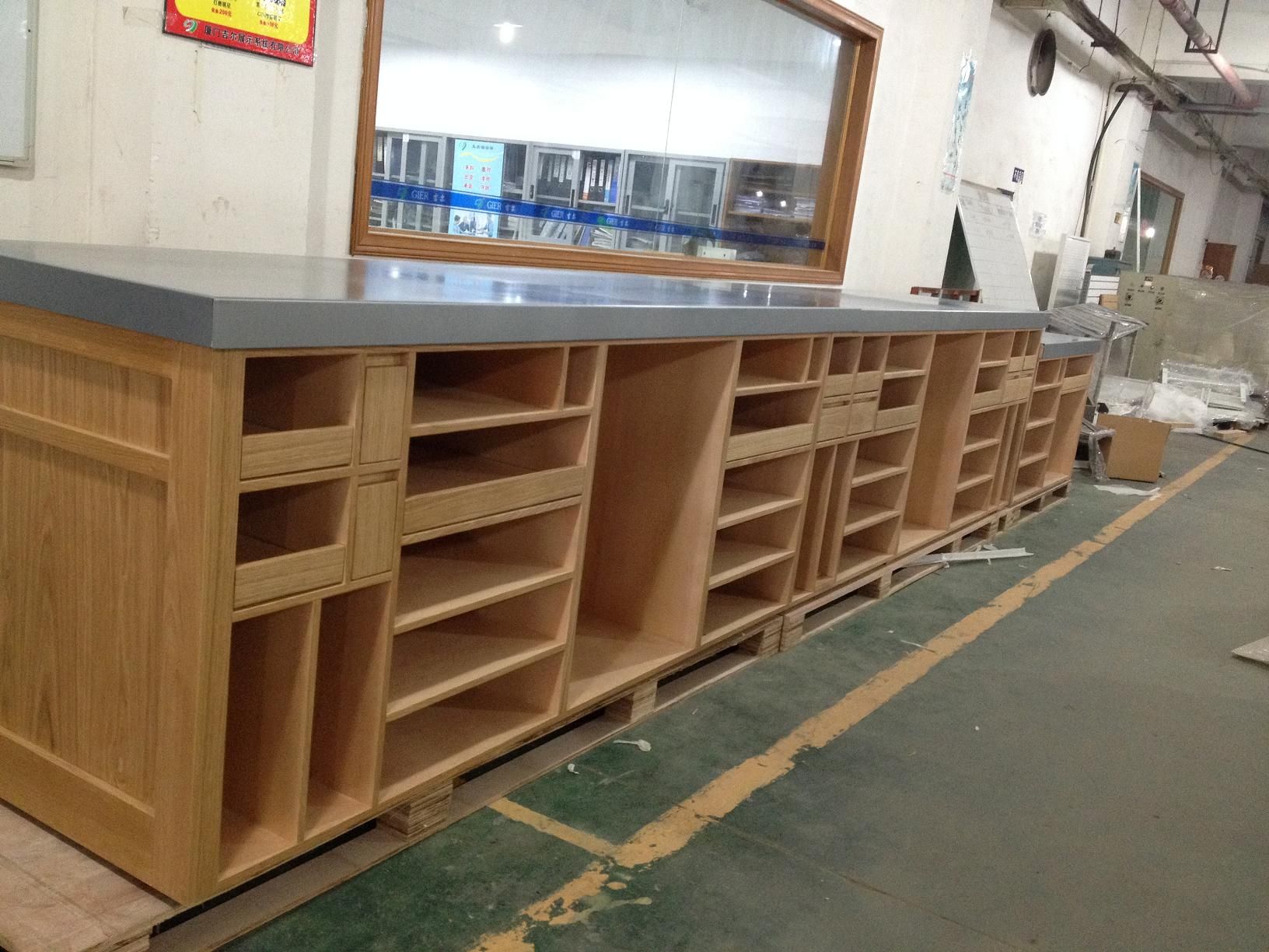 Multifunctional Fashion Wooden Checkout Counter (WD-017)