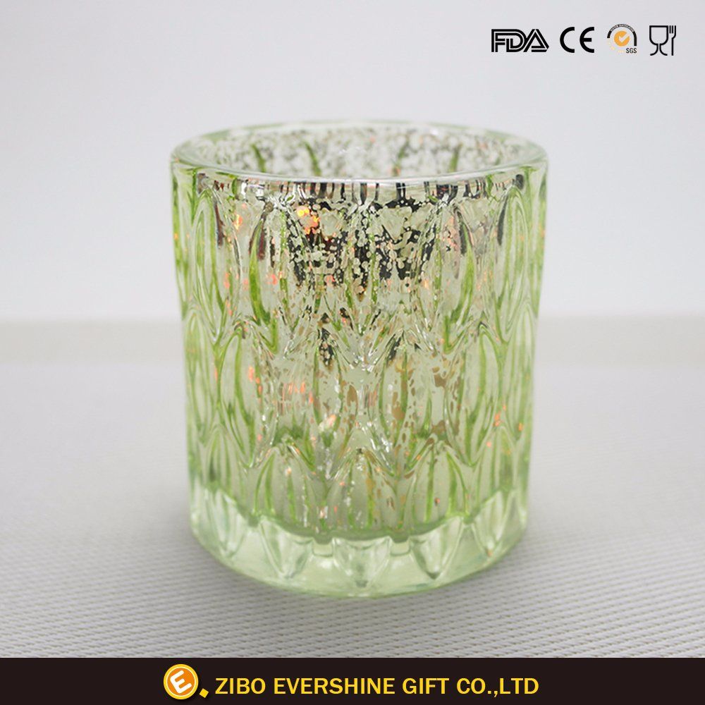 Texture Crystal Glass Candle Holder