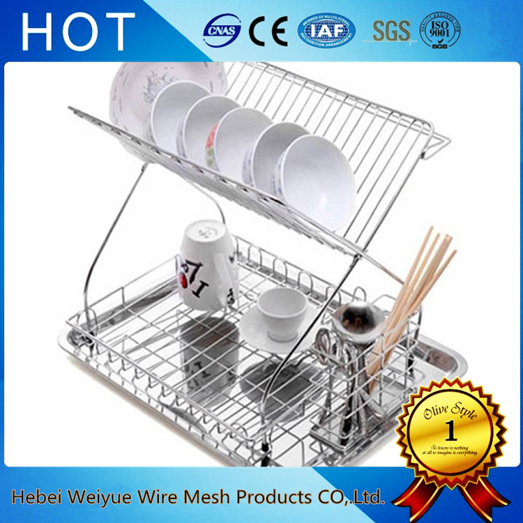 Removable Stainless Steel Bowl Rack, Dish Rack