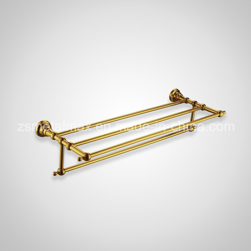 Stainless Steel Bathroom Wall Mounted Bar Towel Shelf (GJ005)