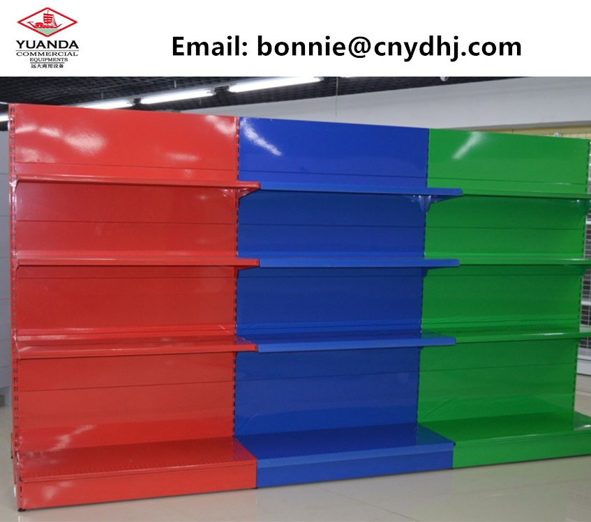 China Factory Supermarket Shelf Direct Sales Single Side Gondola Shelf