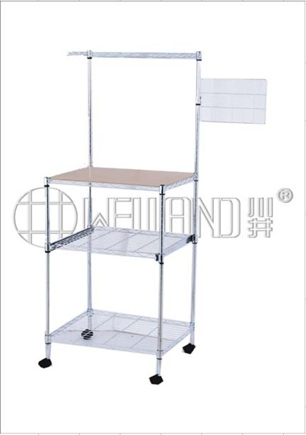 New Design DIY Chrome Steel Microwave Oven Rack (MS5545)