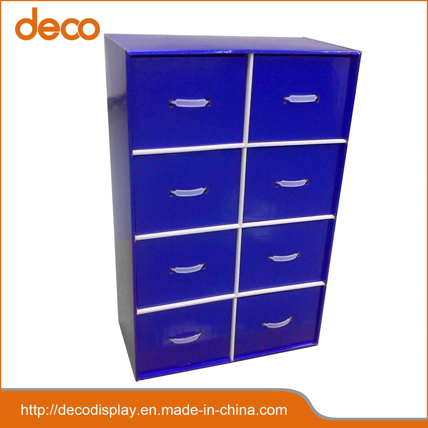 Hot Selling Paper Material Drawable Display Boxes Shelf