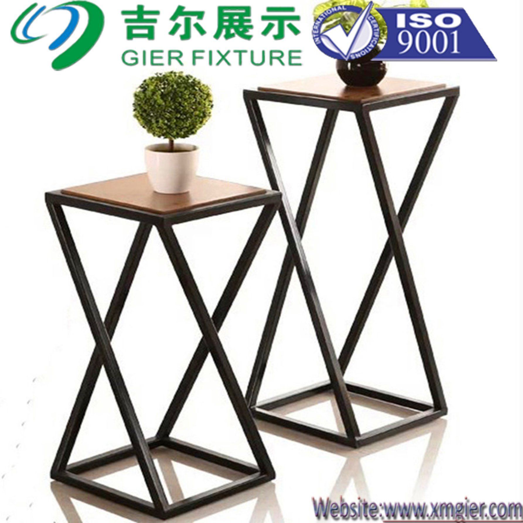 Flowers Steel Stand Display Rack Display Shelf Desk
