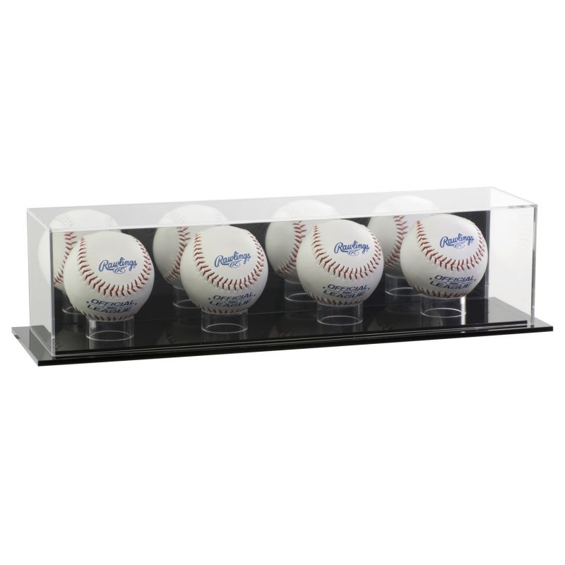 Acrylic Baseball Display Case with Mirror Back