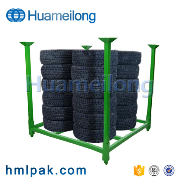 Warehouse Stacking Cheap Steel Powder Coating Zinc Tire Storage Rack