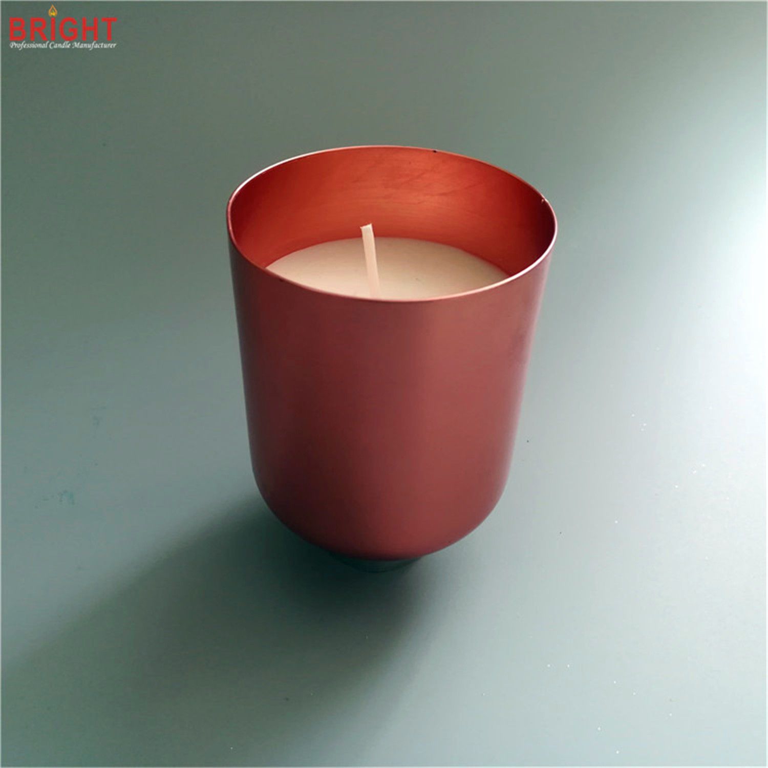 Gold Glass Jar Candles Made by Soy Wax