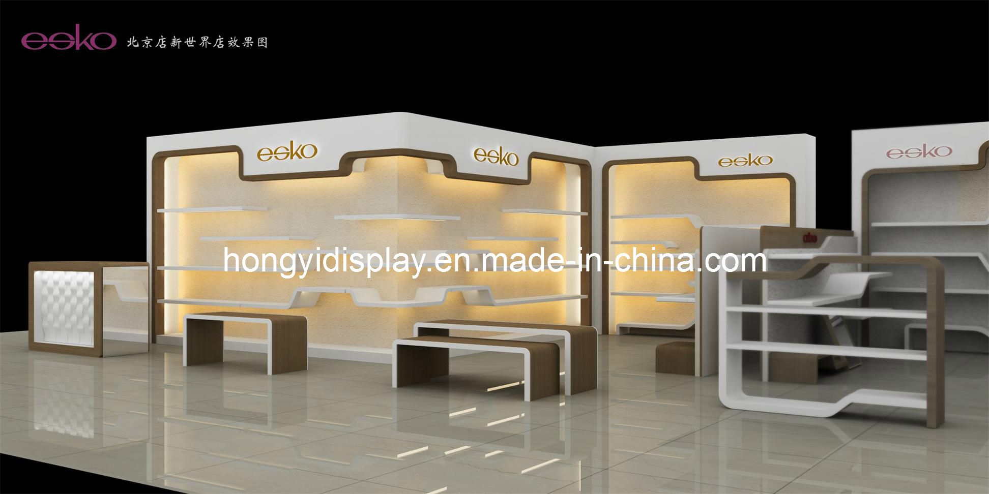 Ladies Shope Shop Decoration, Women Shoes Shopfitting, Shoes Shop Fixture