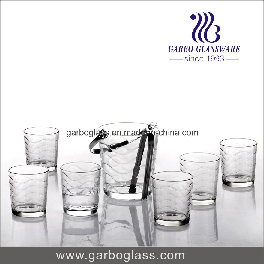 Grey Goose Ice Bucket with Glass Tumbler