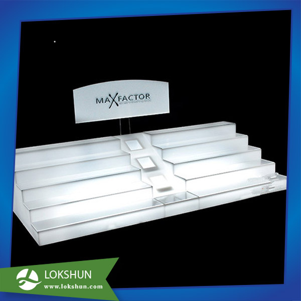 Acrylic Cosmetic Display Shelf for Cosmetic Store
