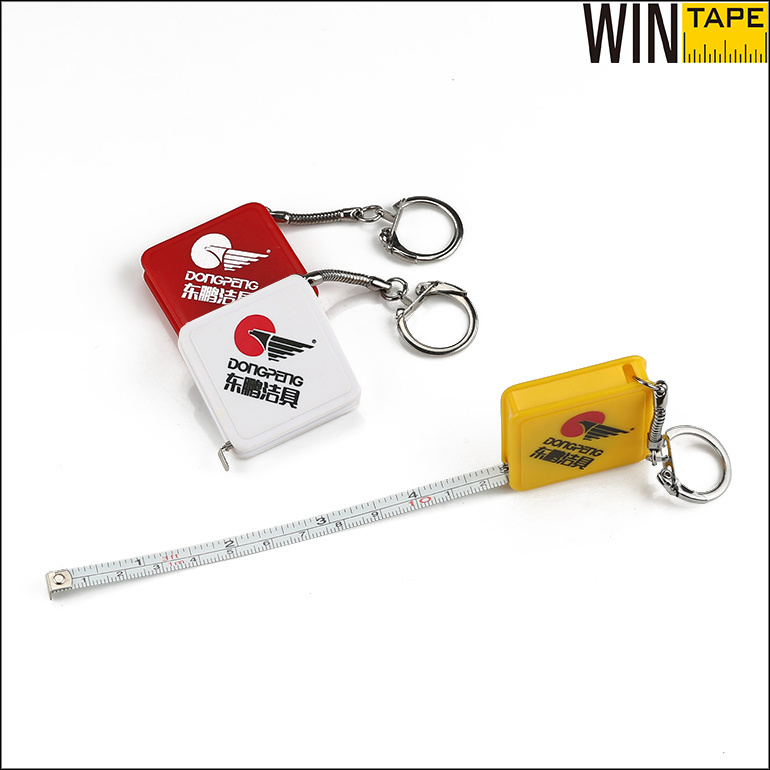 1m/Mini Steel Key Holder with Tape Measure with Your Logo