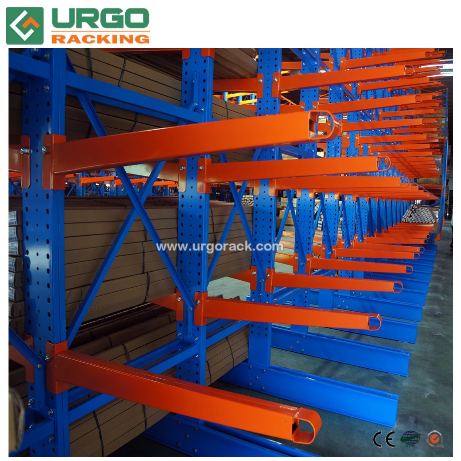 Warehouse Storage Steel High Capacity Cantilever Racking for Tube Storage
