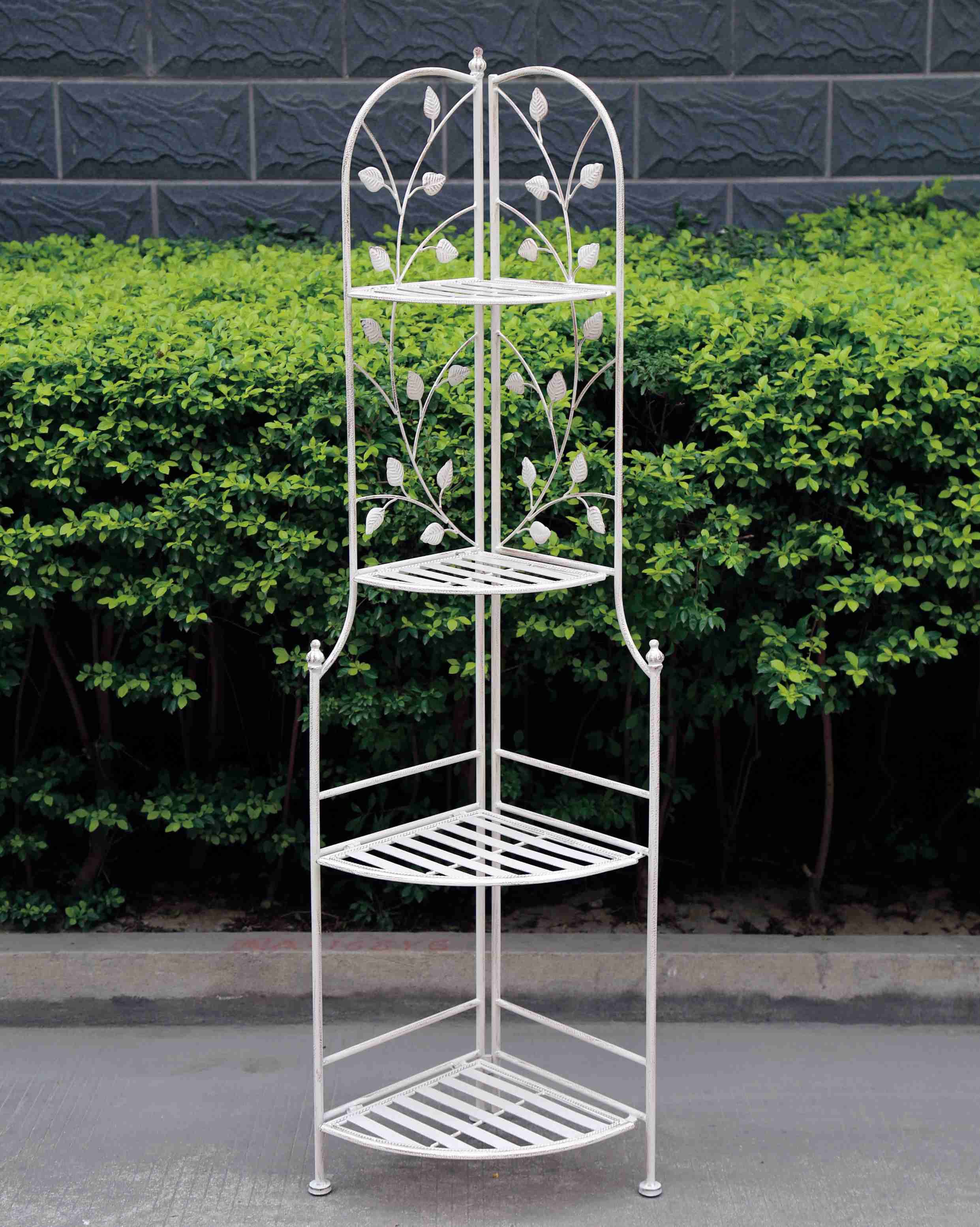 New Style of Iron 4-Tier Corner Shelf