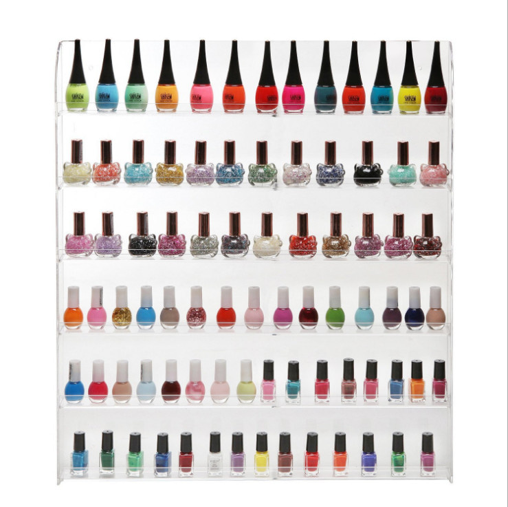 Wall Hanging Transparent Acrylic Nail Polish Display Holder