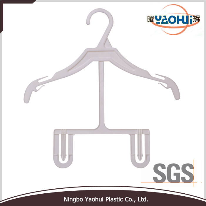 Natural Color Plastic Combination Hanger for Cloth