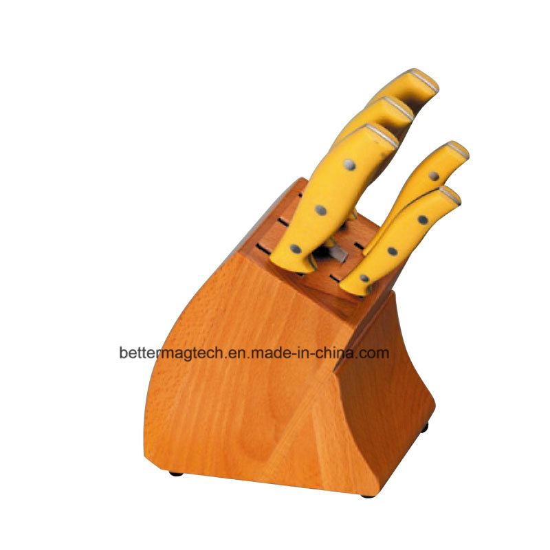 High Quality Wooden Knife Stand Block Knife Block Storage