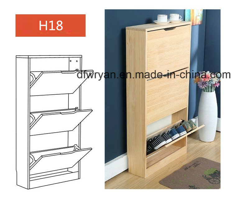 Customized Bedroom MDF Shoe Racks