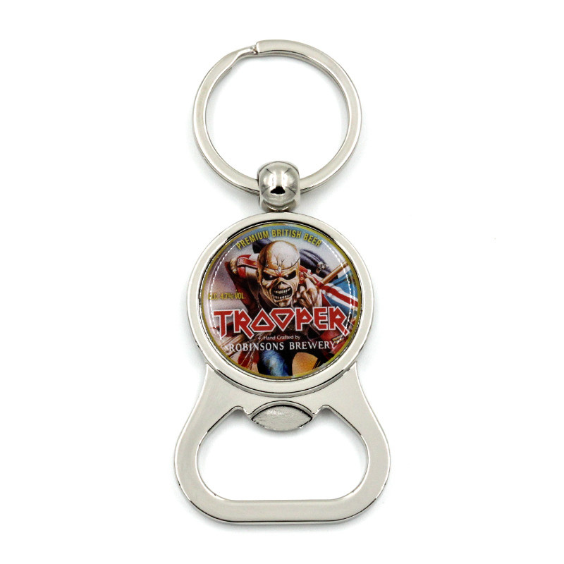Promotional Souvenir Bottle Opener Keychain Letters Manufacture Names