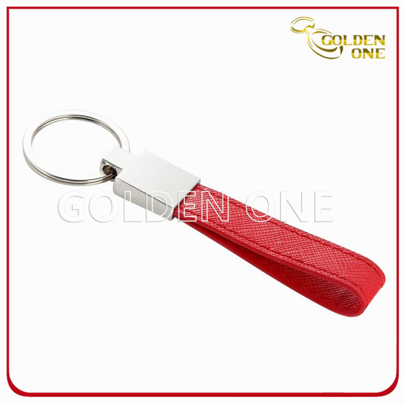 Good Quality Custom Design Leather Keyring for Promotion