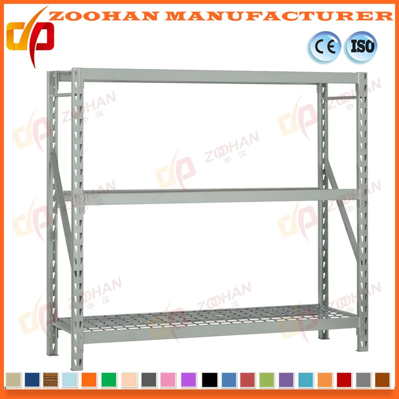 Metal Industrial Strength Welded Storage Rack with Wire Deck (Zhr237)