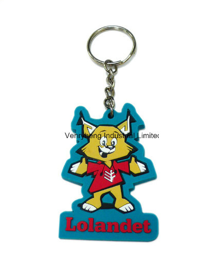 Wholesale High Quality 3D PVC Rubber Key Chains