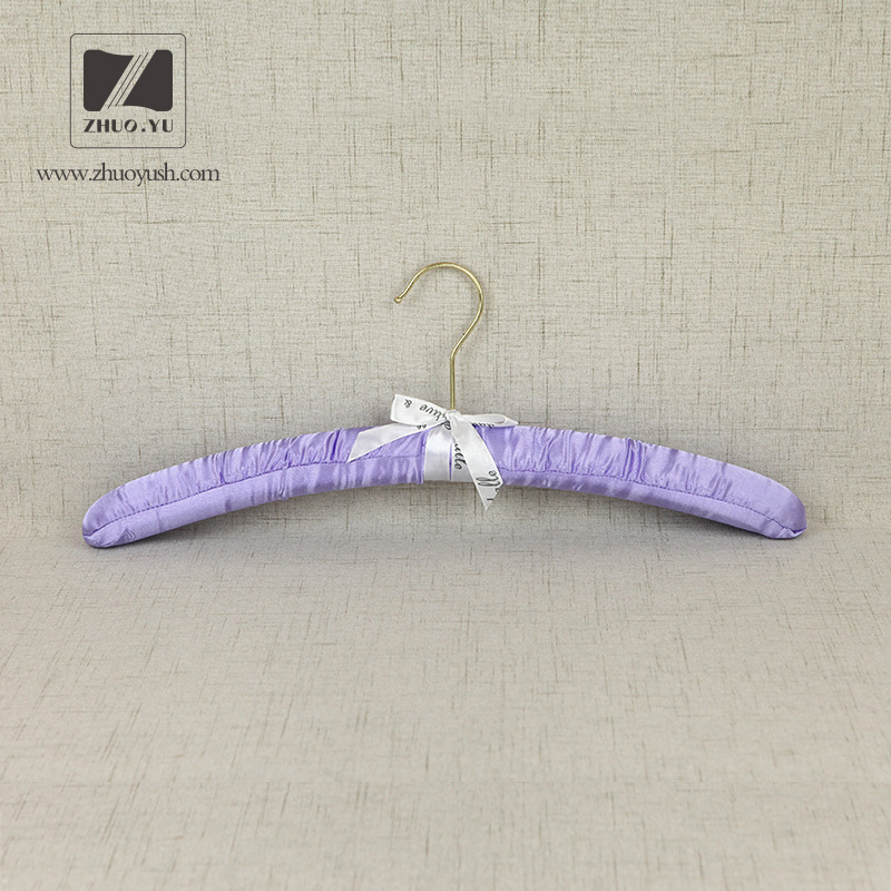 High Quality Satin Padded Garment Hanger for Wedding Dress
