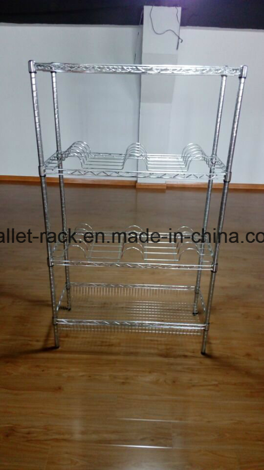 Chrome Metal Wire Shelving