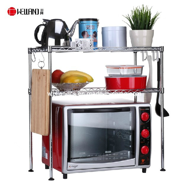 New DIY Chrome Microwave Oven Metal Wire Rack