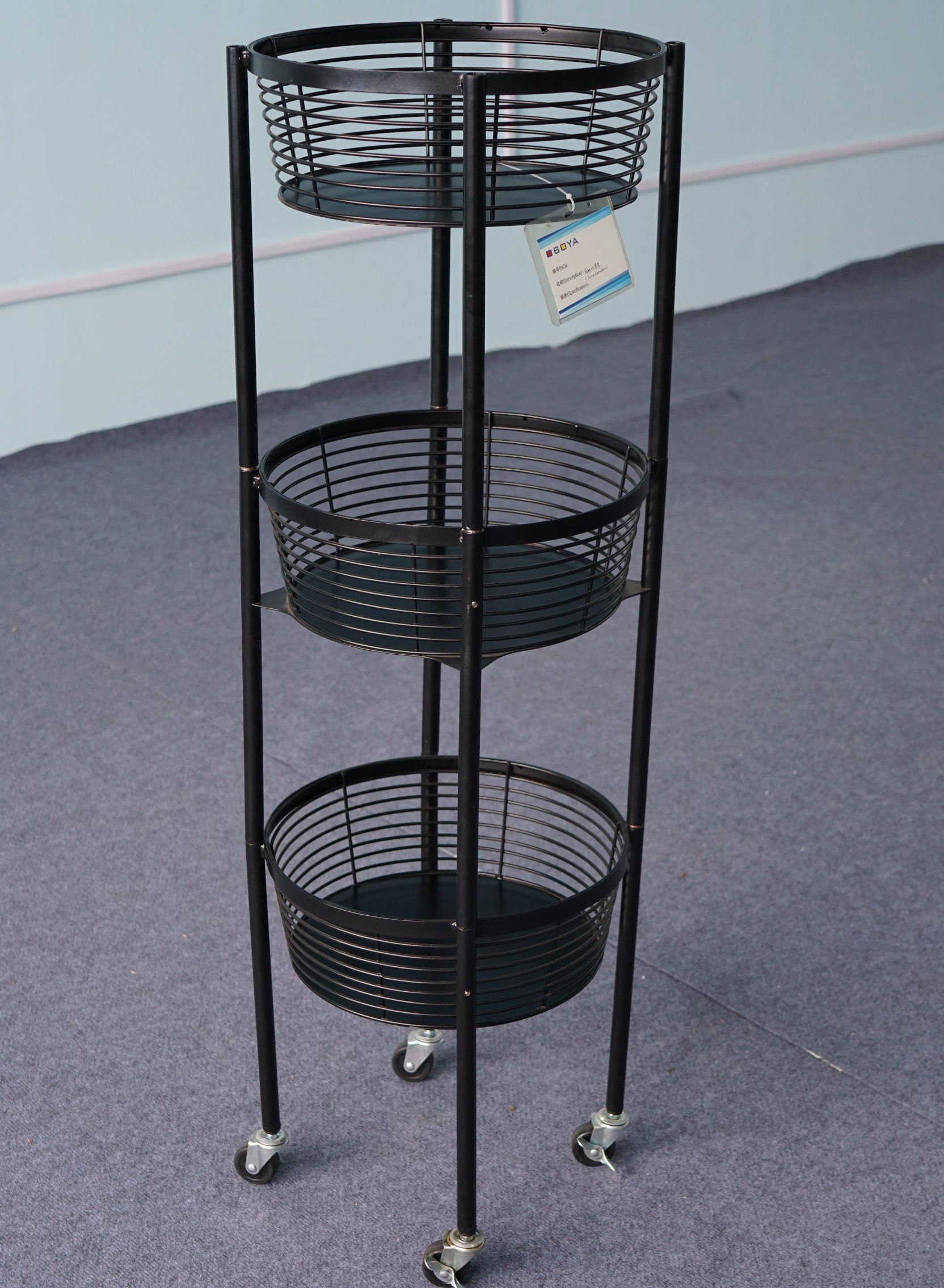 3 Tier Good Design Wire Display Racks for Promotion