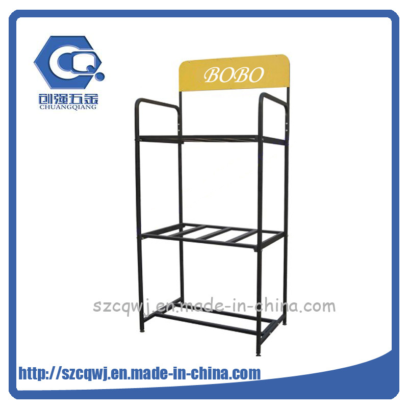 Floor Standing Standard Car Battery Metal Display Rack