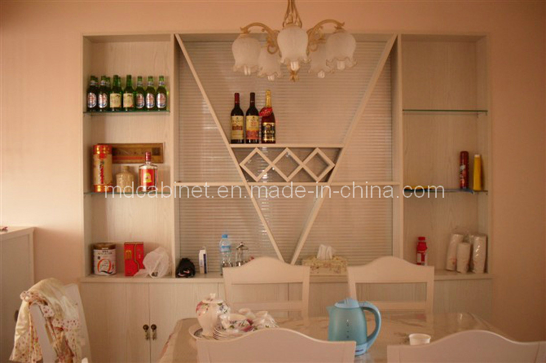 Fashion Laminate White Wine Rack (WR-08)