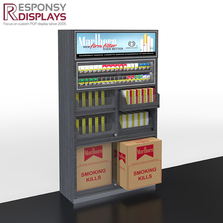 Pop Floor Tobacco and Cigarette Dispenser Display Rack