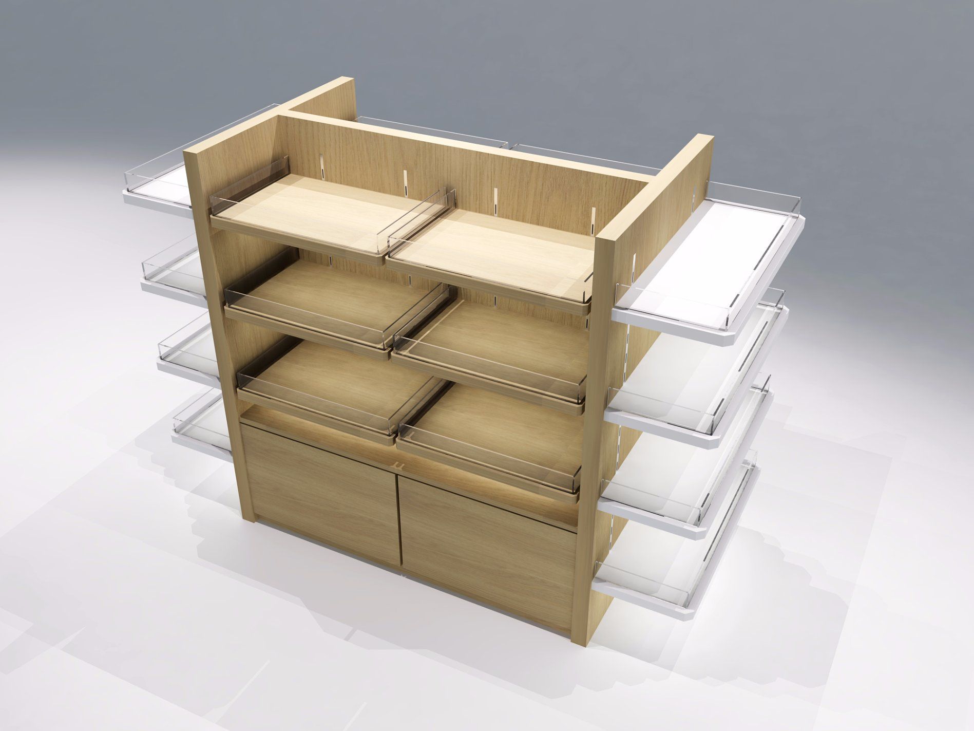 Latest Food Display Rack