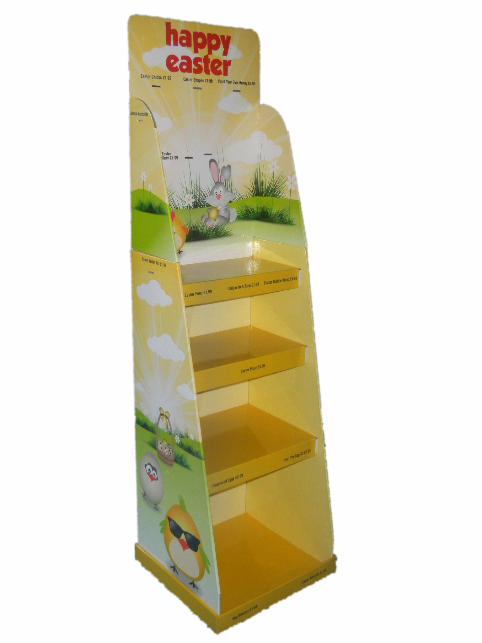 Wholesale Printed Cardboard Promotional Flooring Counter Display Box