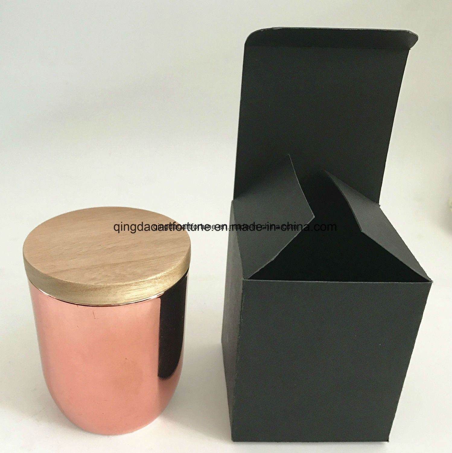 Glass Copper Jar Candles for Day Decoration