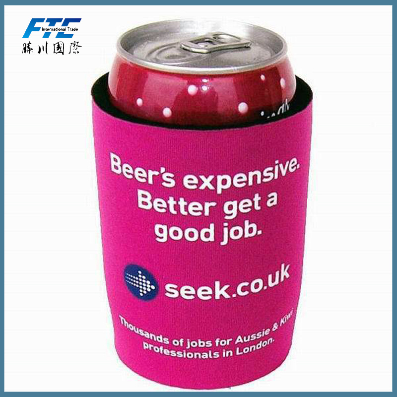 Outdoor Advertising Logo Neoprene Beer Cooler