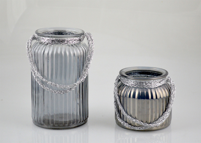 Beautiful Glass Lantern with Handle
