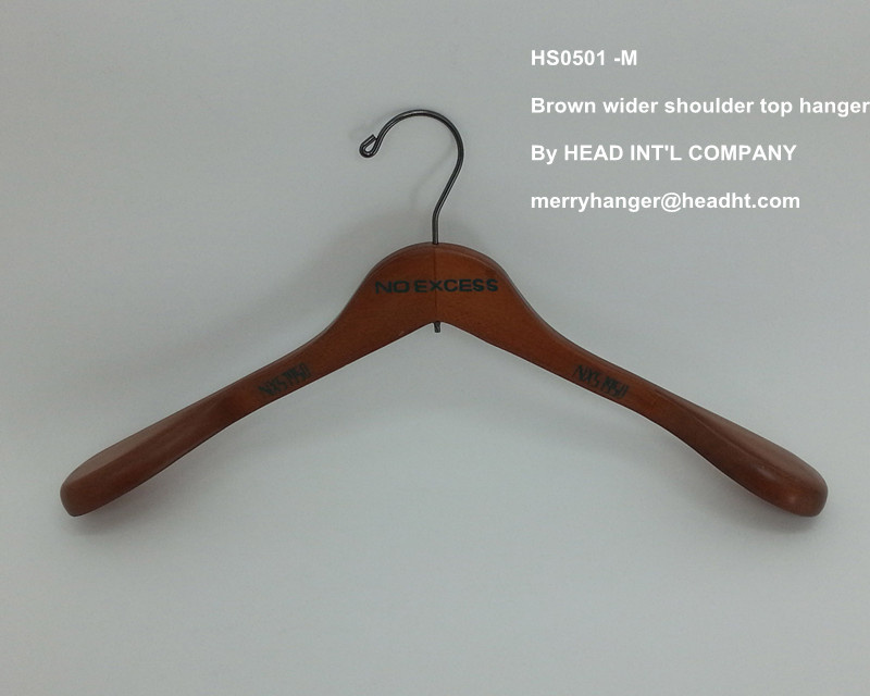 Hh 2015 Autumn Top Brand Luxury Wooden Hanger, Wooden Cloteh Hangers for Jeans