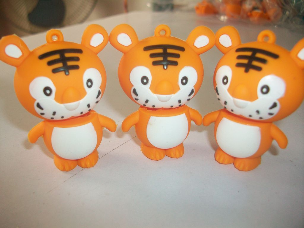 Hotsale Cartoon Rubber Key Chain for Promotional Gift