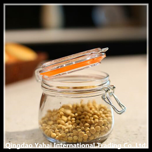 1000ml Clear Glass Storage Jar