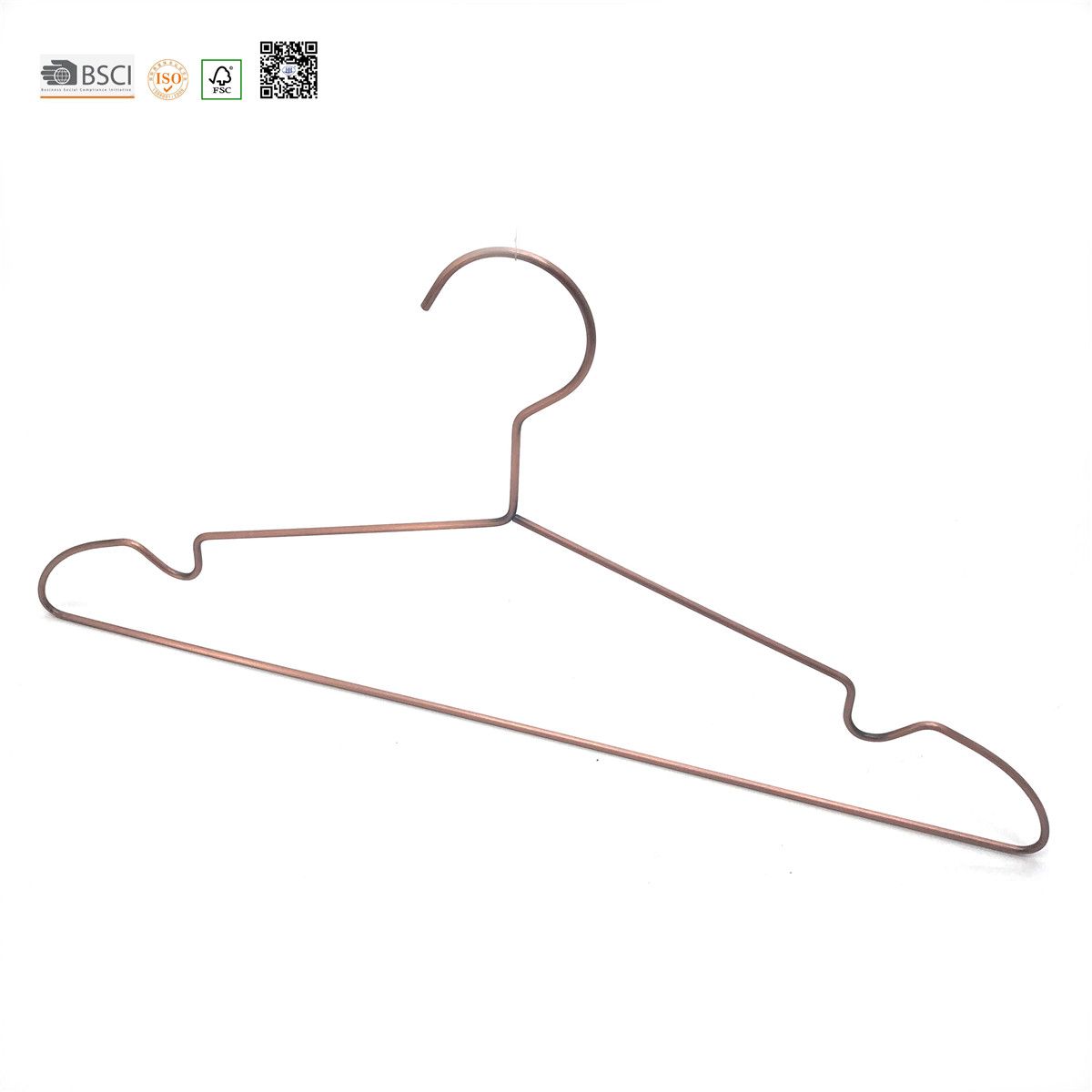 Hh Antique Brass Metal Clothes Hanger