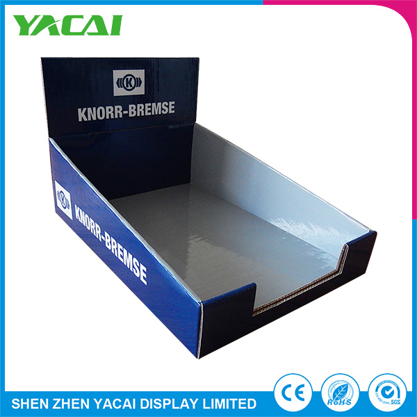 Security Indoor Stand Paper Floor Display Rack Factory