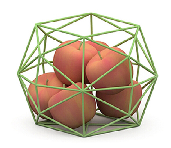Fashion Geometry Fruit Storage Bowl