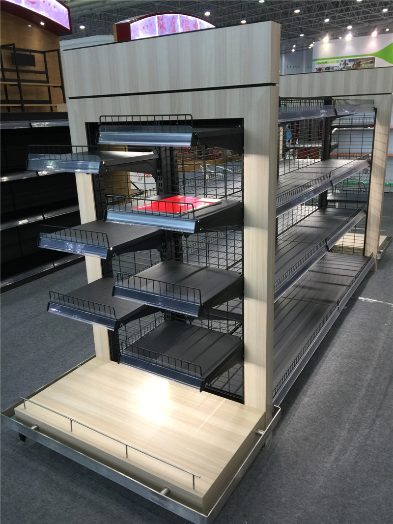 Jinta Wood and Steel Double Sided Shelf (JT-A27)