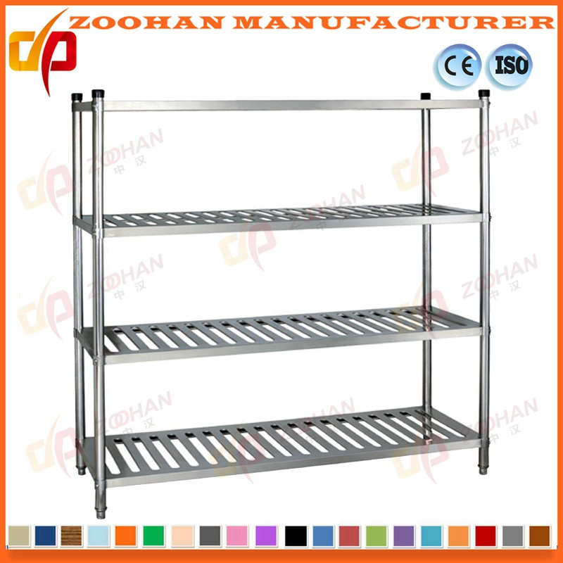Metal Home Kitchen Demountable Cold Garage Storage Shelving Rack (Zhr252)