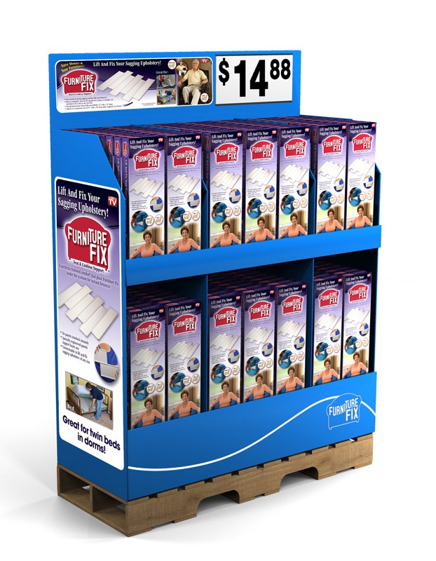 Wholesale Printed Cardboard Promotional Pallet Counter Display Box 41