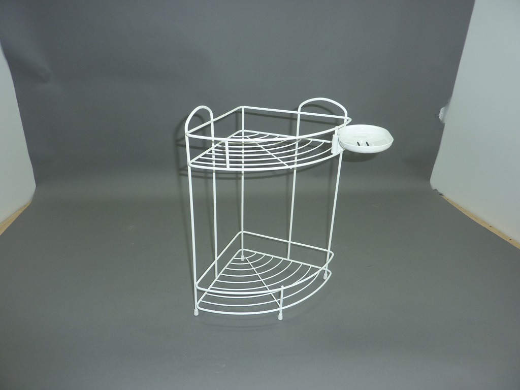 2 Layers Bathroom Corner Bracket